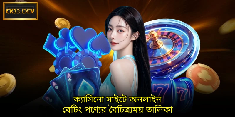ক্যাসিনো সাইটে অনলাইন বেটিং পণ্যের বৈচিত্র্যময় তালিকা