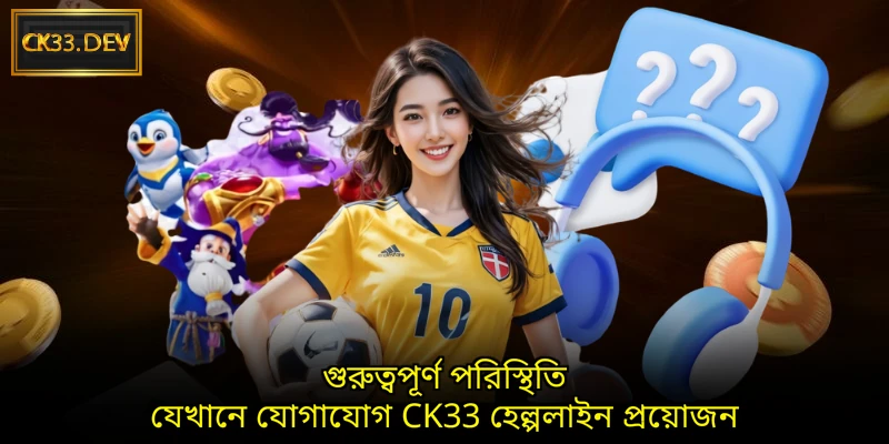 গুরুত্বপূর্ণ পরিস্থিতি যেখানে যোগাযোগ CK33 হেল্পলাইন প্রয়োজন